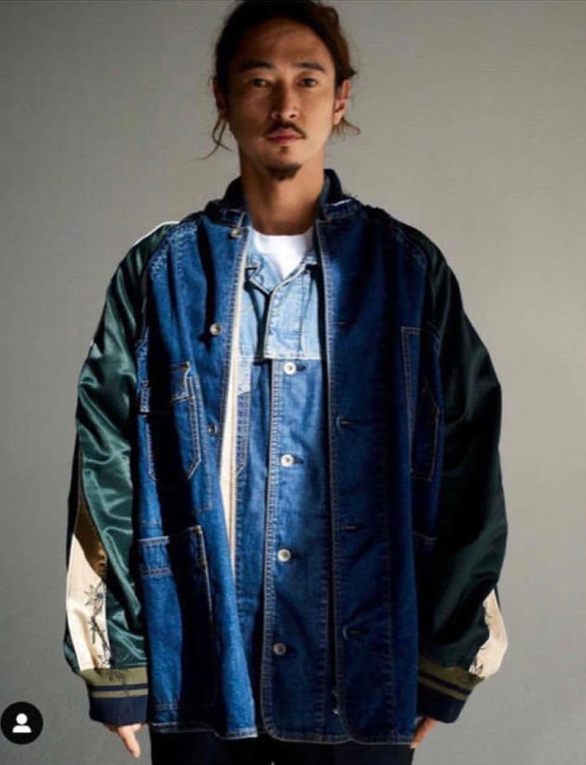 sacai　19SS　Dr.woo　スカジャンドッキングカバーオール