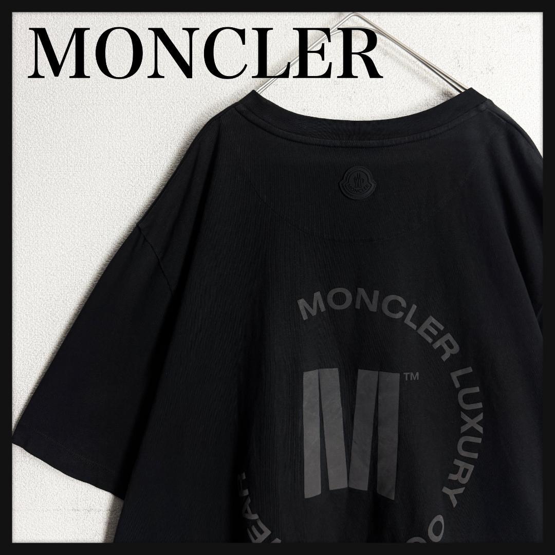 【高級モデル☆ラバーロゴ】モンクレール バックデザイン Tシャツ 半袖