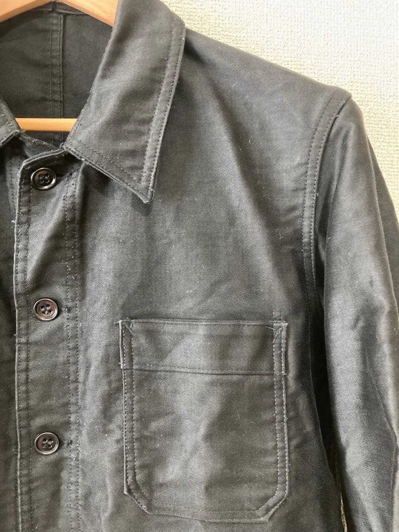 a*a様 VULCAIN 40s ブラックモールスキンジャケット