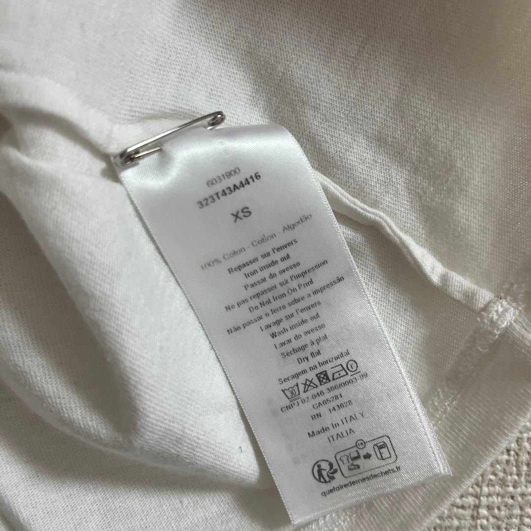 【日本限定】ディオール コットン フリル Tシャツ XS