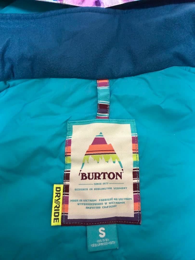 BURTON バートン・子供用スキーウェア Sサイズ・130cm