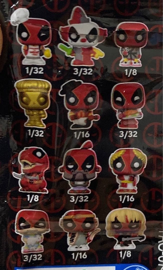 ファンコ ビティFunko Bitty Pop デッドプール 2体セット