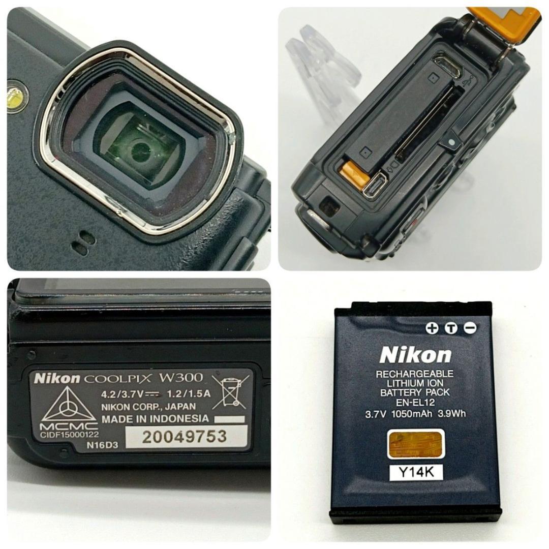Nikon COOLPIX W300 ブラック 防水 大人気 ニコン