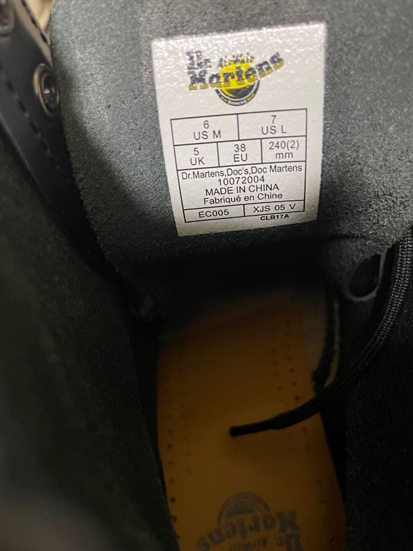 k*k様 ドクターマーチDr. Martens 1460 8ホールブーツ ブラッ