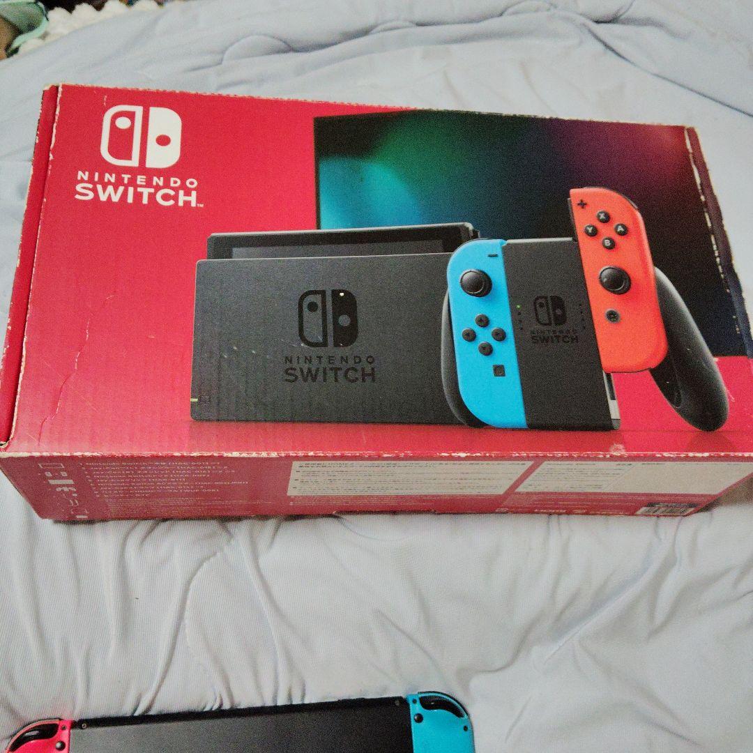 K*e様 Nintendo Switch 本体 青/赤 Joy-Con 付属品付