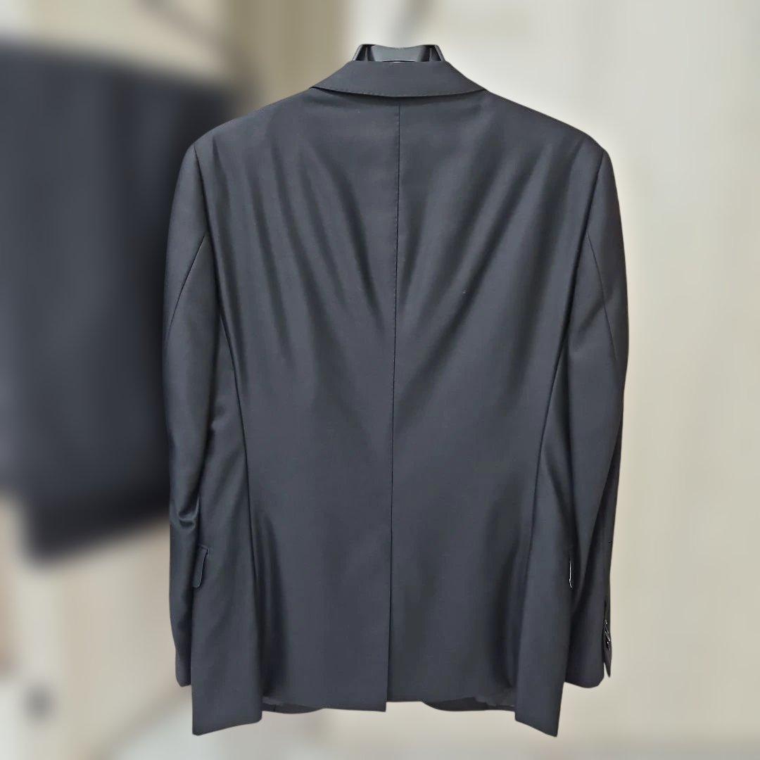 洋服の青山 フォーマルスーツ　上下　HILTON　黒