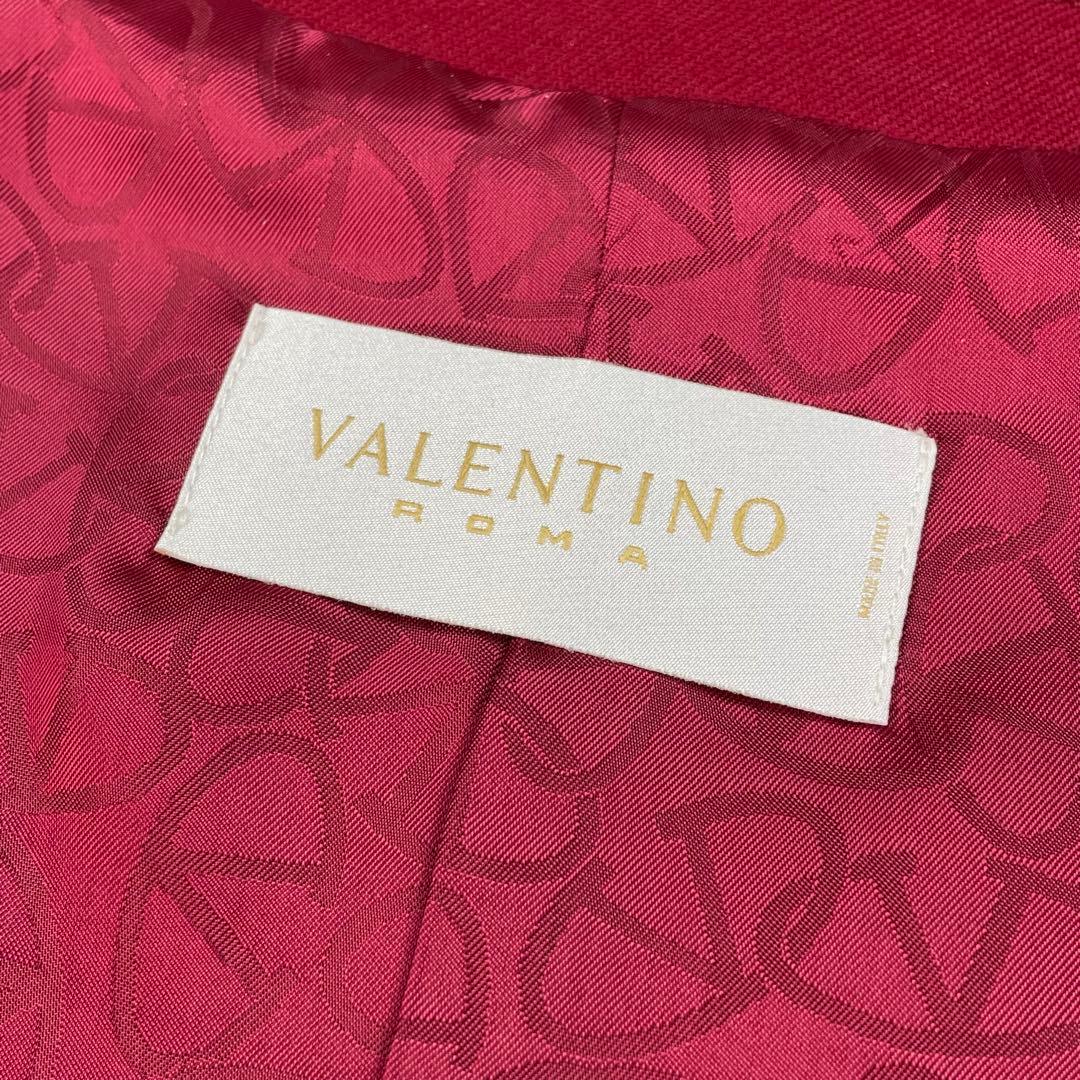 【定価50万超】 VALENTINO ウールジャケット　真紅　極上イタリア製