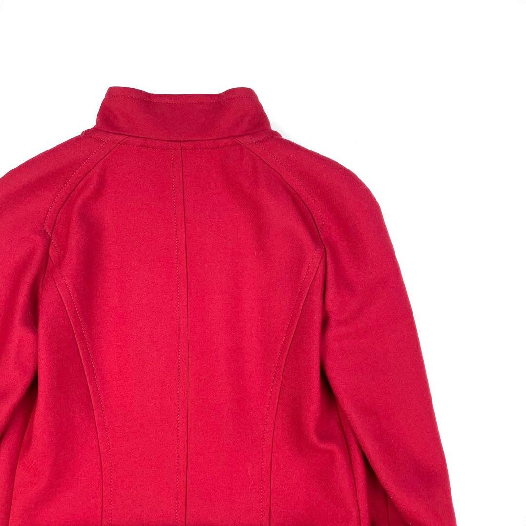 【定価50万超】 VALENTINO ウールジャケット　真紅　極上イタリア製