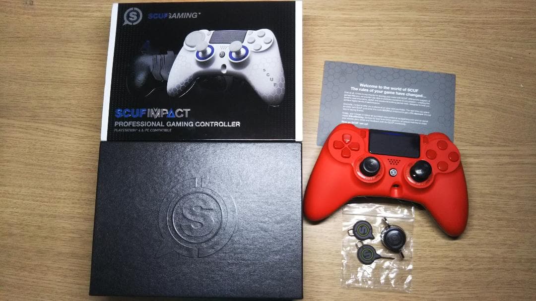 美品 SCUF IMPACT REDカラー スカフ インパクト