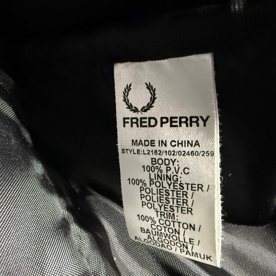 FRED PERRY ボストンバッグ スポーツバック PVC レザー 2way