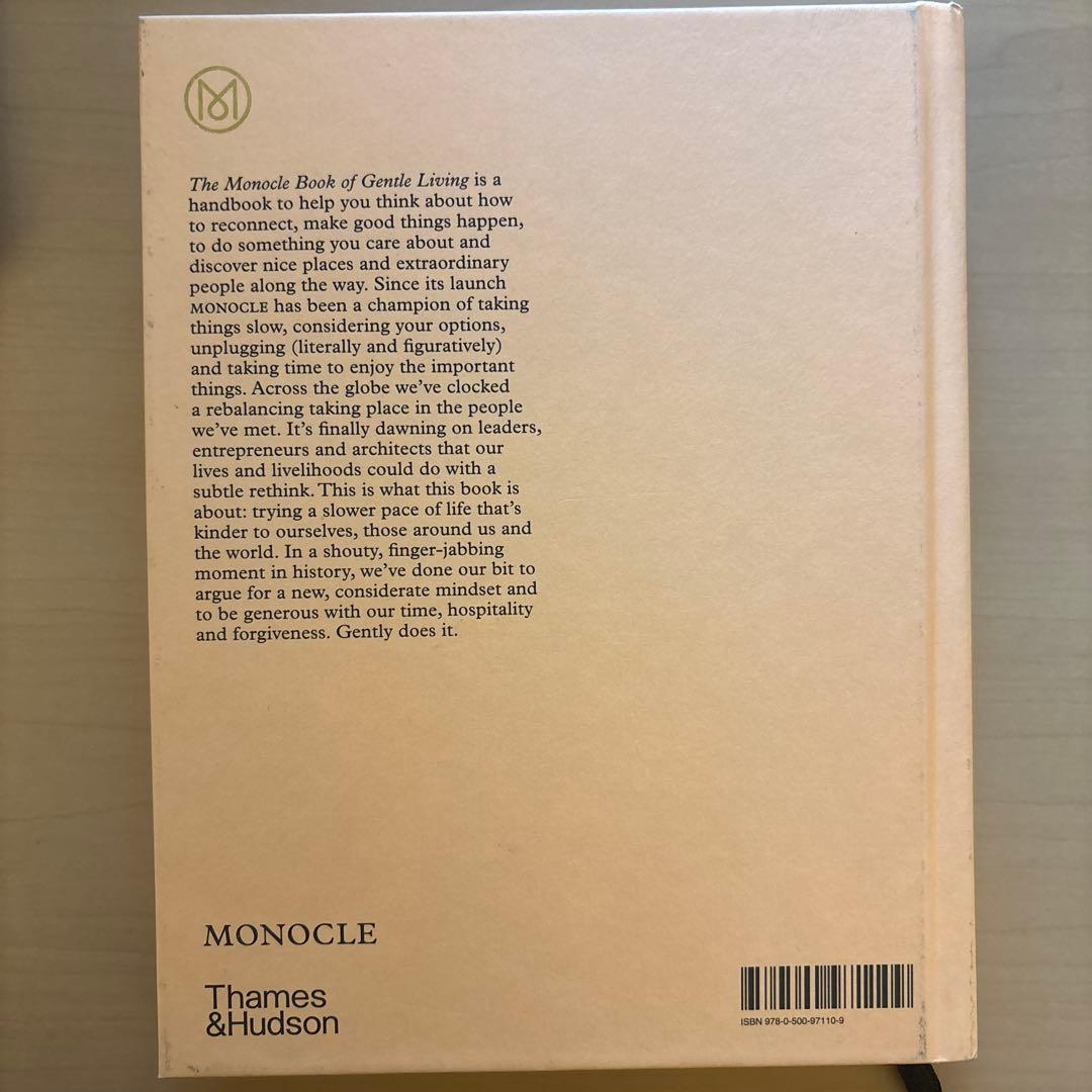 洋書 The Monocle Book of Gentle Living