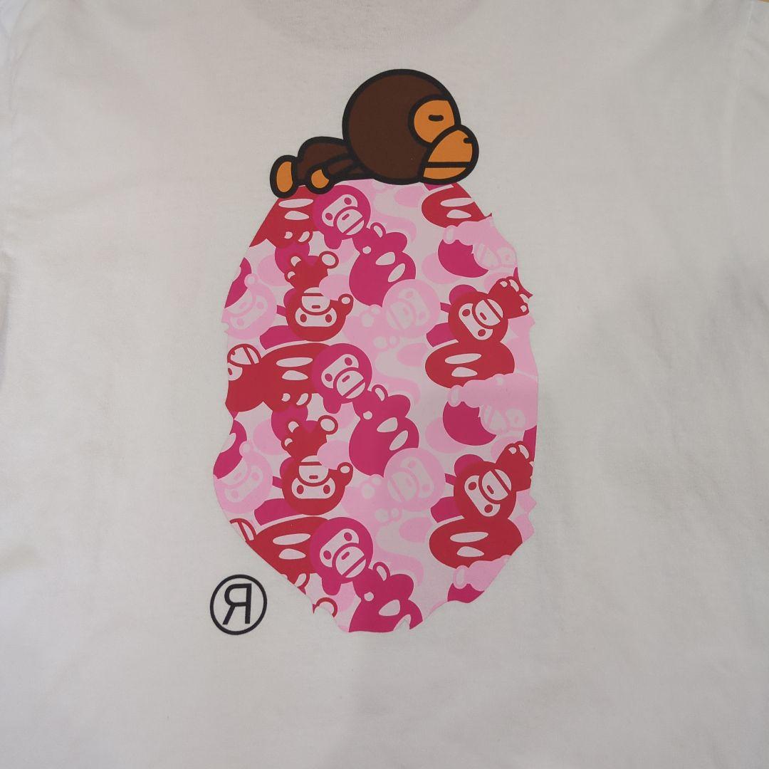 A BATHING APE BAPE BABY MILO tシャツ Ｌ
