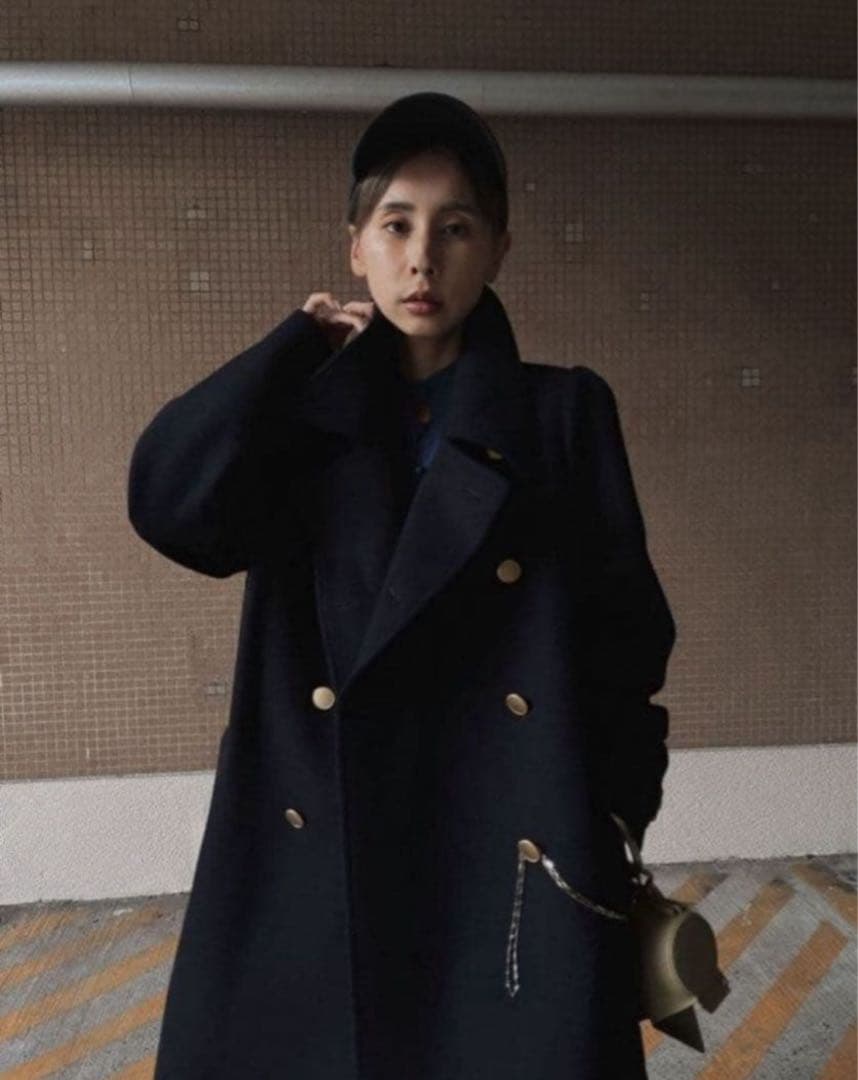 AMERI ★ CHARME FLARE LONG COAT Sサイズ