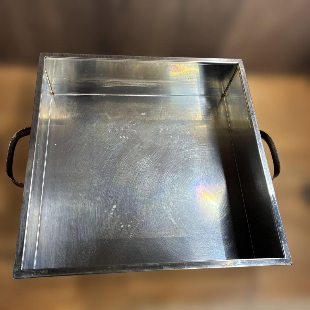角蒸し器　ステンレス　蒸し器　4段　業務用　イベント　茶碗蒸し　プリン