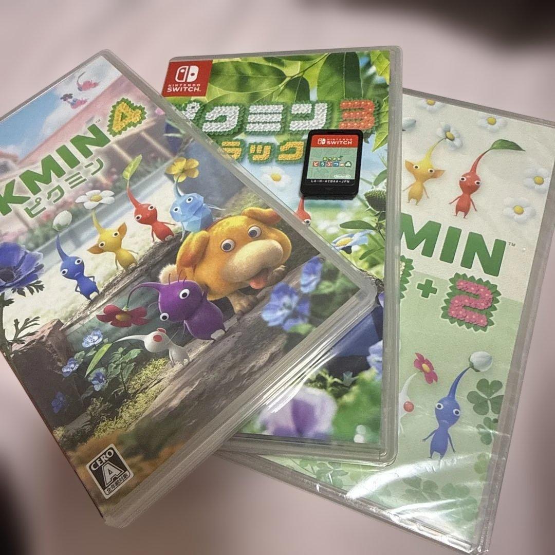 Switch liteピンク + ピクミンゲーム3本 MARVELケース