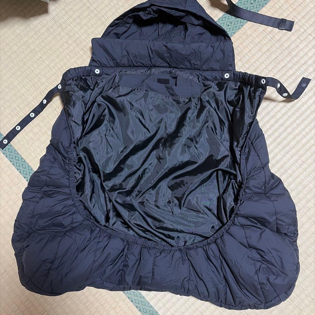 【美品】THE NORTH FACE シェルブランケット抱っこ紐ケープ 黒