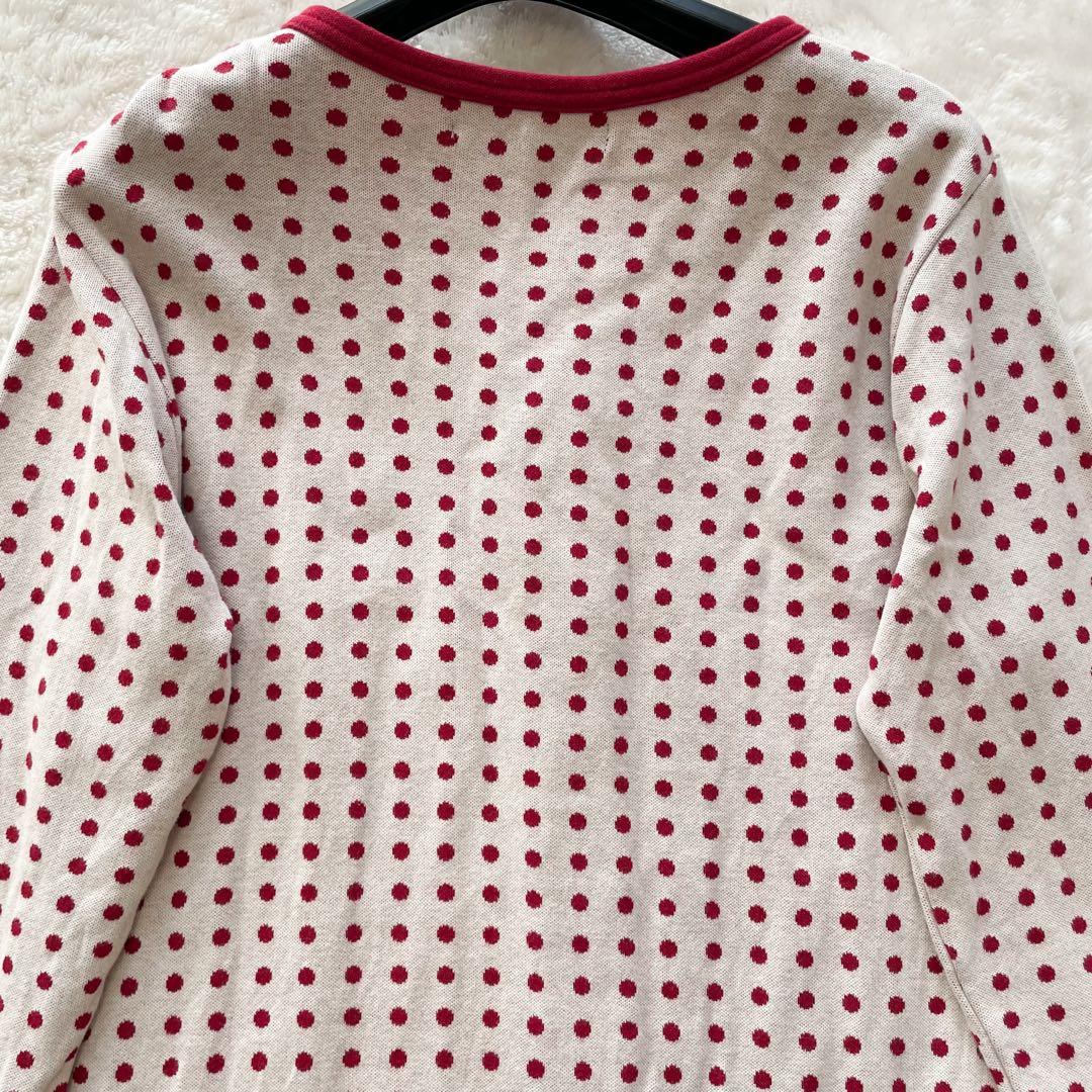 美品　Atsuko Matano ポルカドット　猫　ワンピース　ワコール　綿