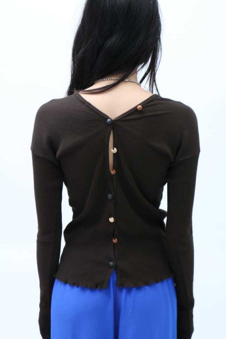 BASERANGE 【24SS美品】TAV ニットカーディガン