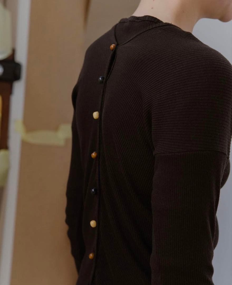 BASERANGE 【24SS美品】TAV ニットカーディガン