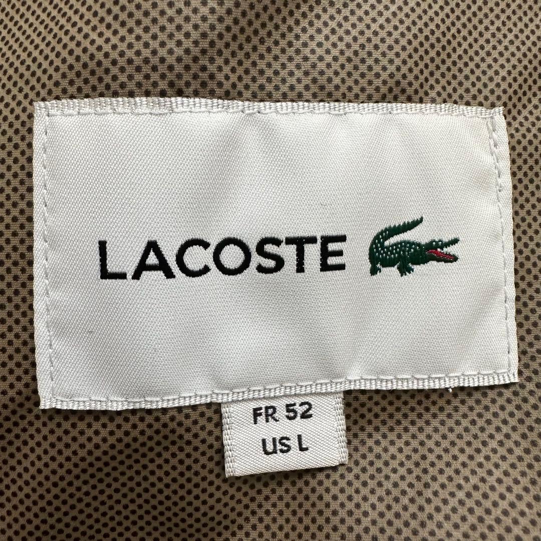 極美品✨️ラコステ 近年 2.5レイヤースイングトップジャケット ブラウン系 L