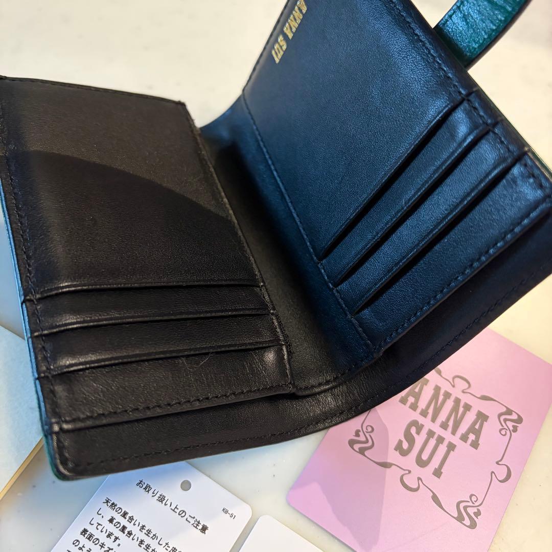 アナスイ　ブルボン 二つ折り財布 レディース　ANNA SUI