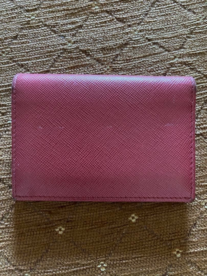 プラダ　名刺入れ　PRADA ピンク