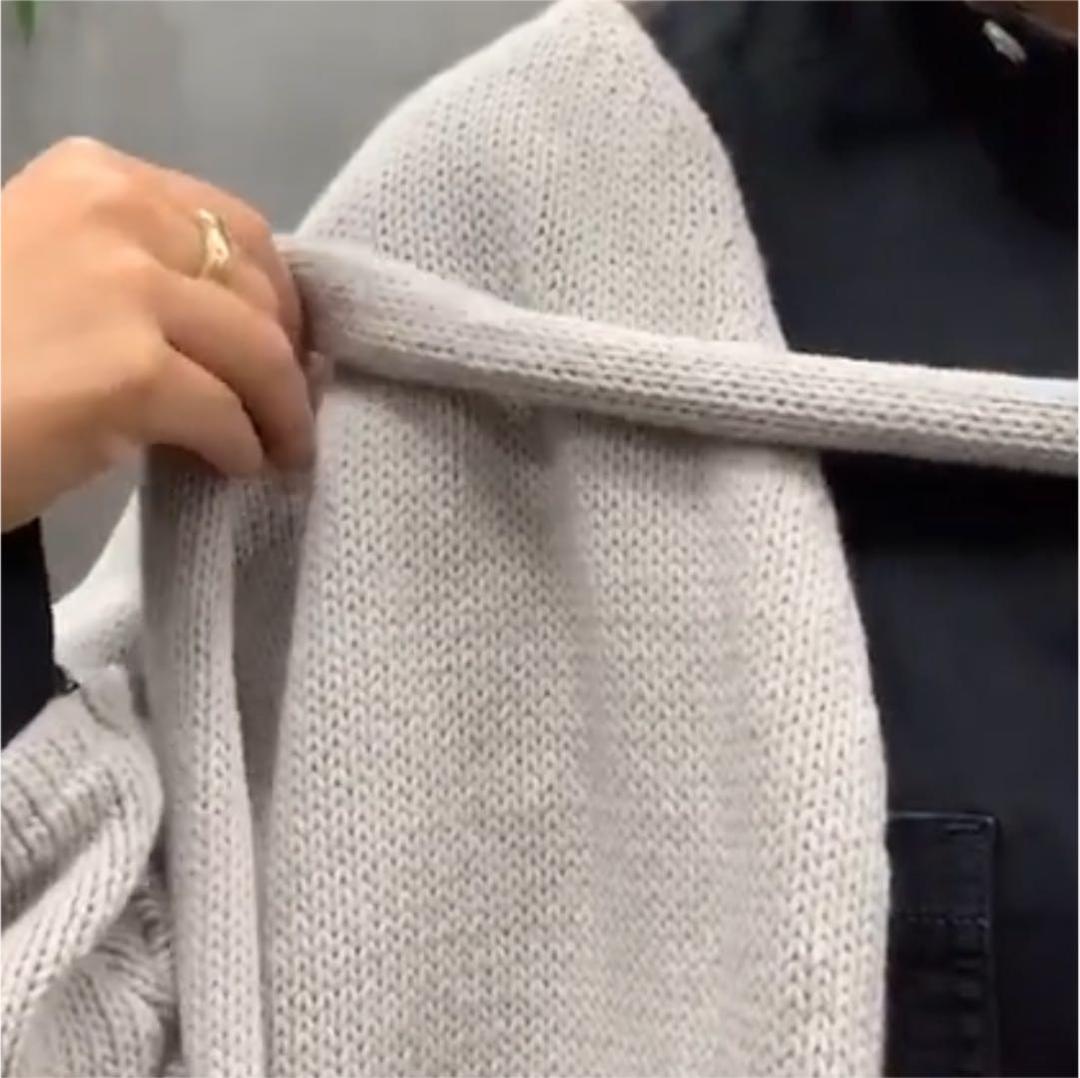 etre tokyo コットンサイドスリットロングガウンGREY