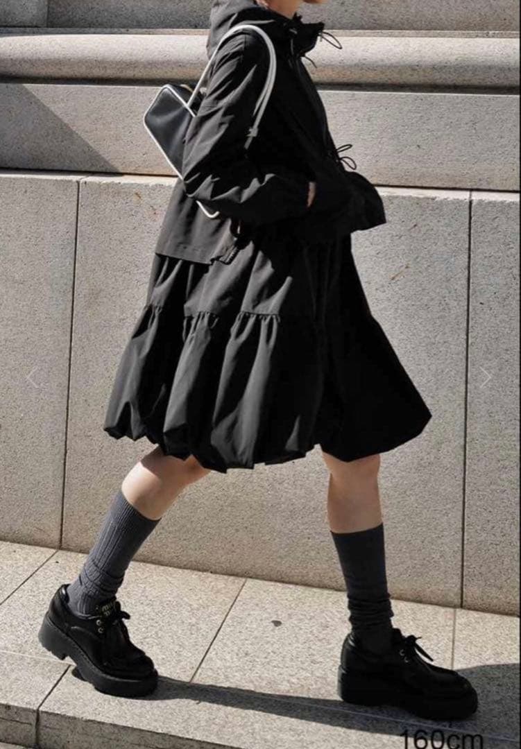 マチャット ハーフジップバルーンドレス