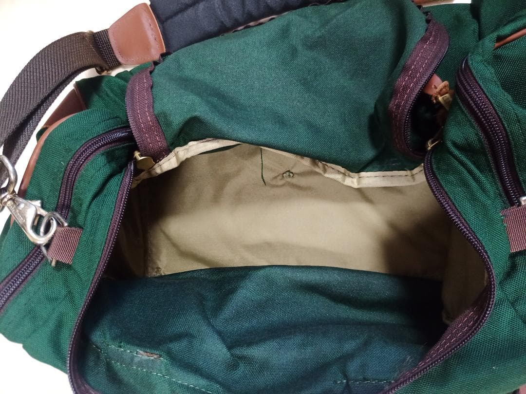 80s L.L.Bean ボストンバッグ エルエルビーン old ビンテージ 緑