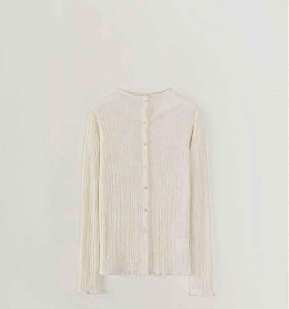 【ohotoro】Flow High Neck Cardigan