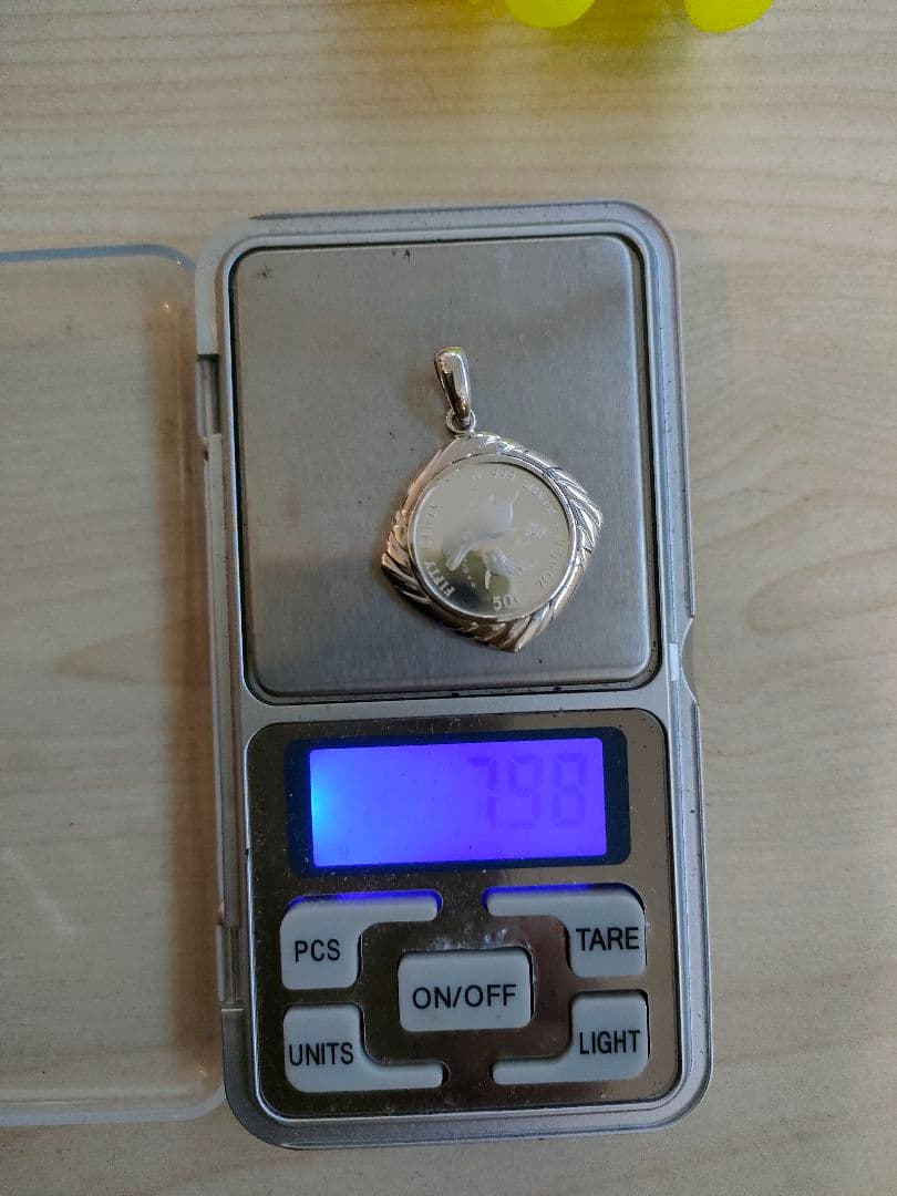 【ペンダントトップ 】［純銀］silver999 クック諸島