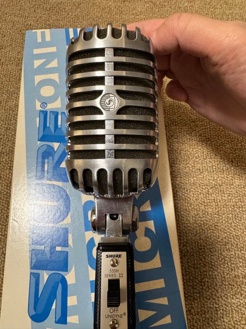 SHURE 55SH2 ボーカル用ガイコツマイク ジャンク品