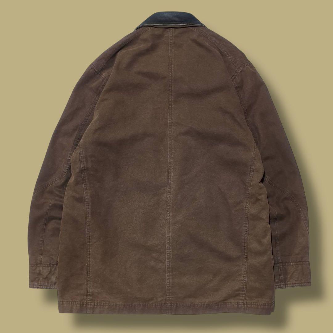 00s 2003's Timberland ハンティングジャケット　襟レザー