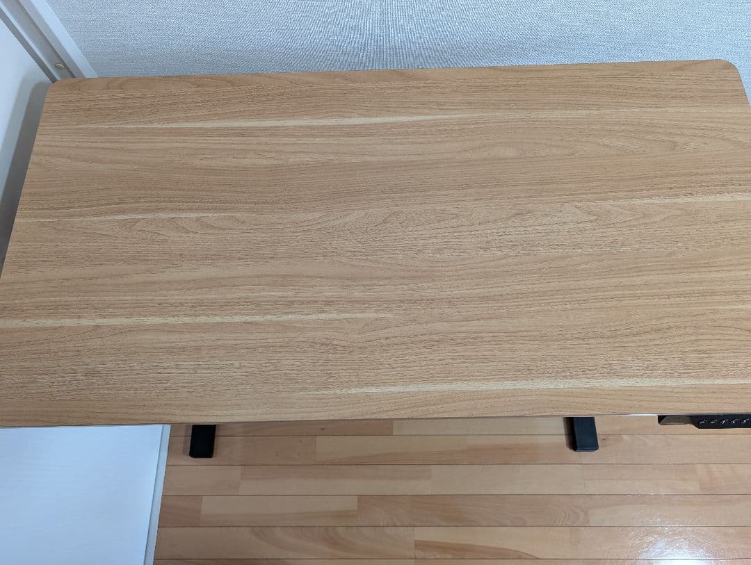 H*様 最終!!《SANODESK》 昇降式 高さ調整デスク 良品 木/ライトブ
