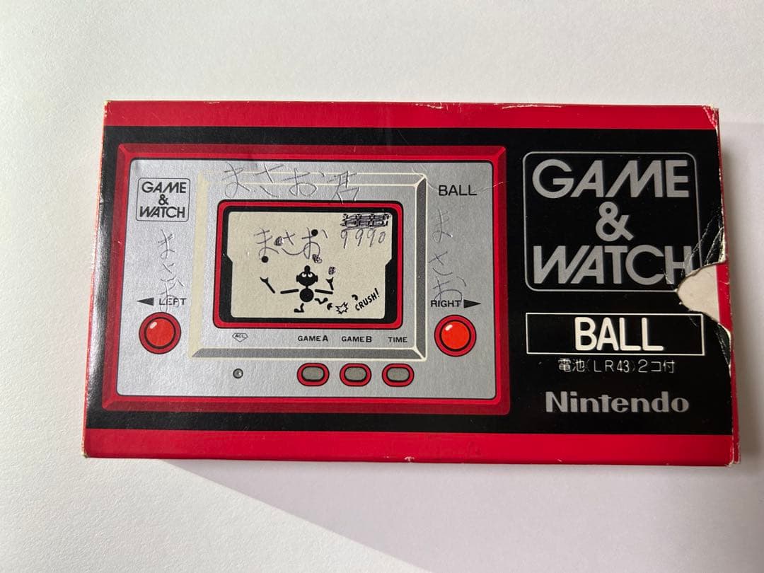 Nintendo GAME WATCH 【初期品】　Ball 落書きあり