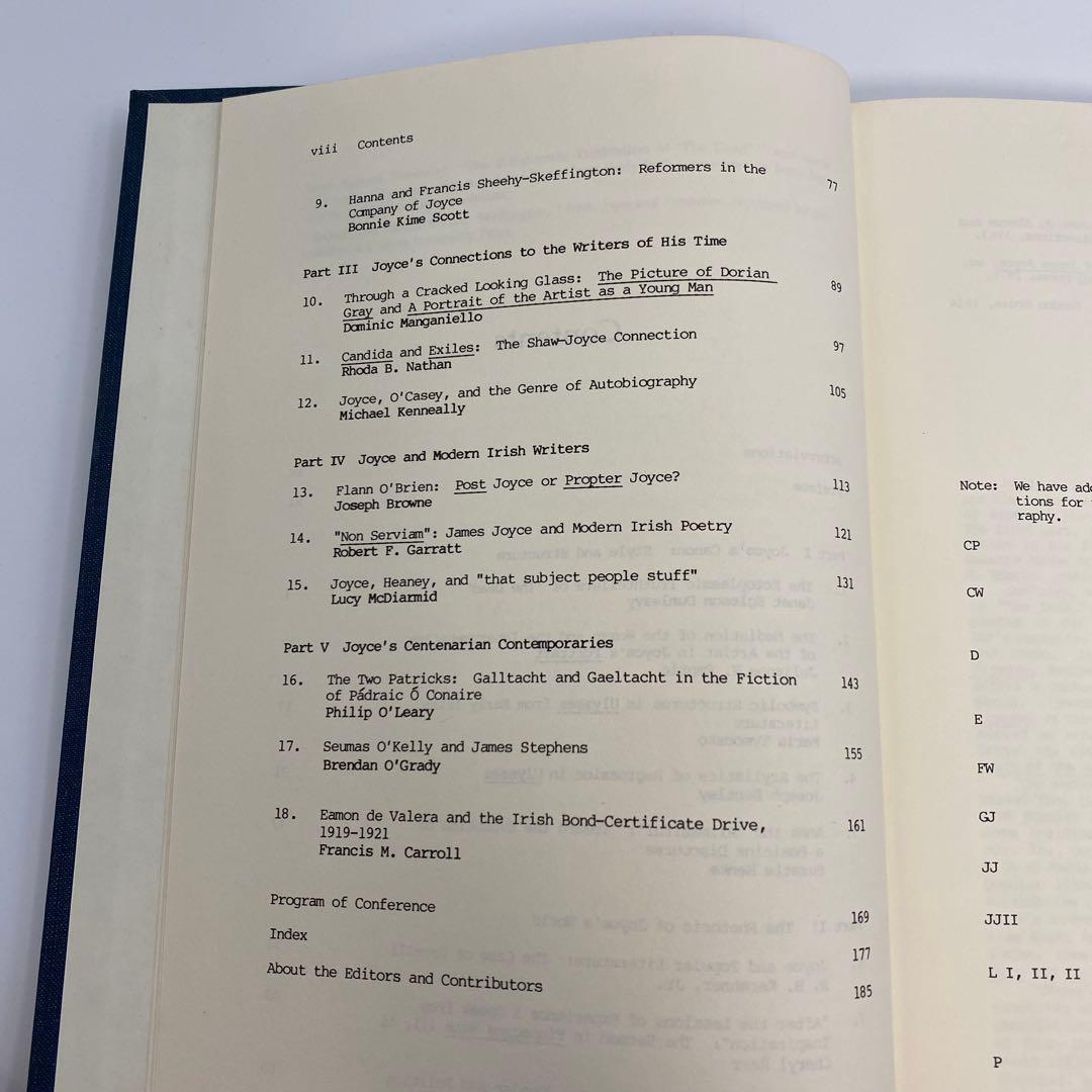 洋書 James Joyce and His Contemporaries