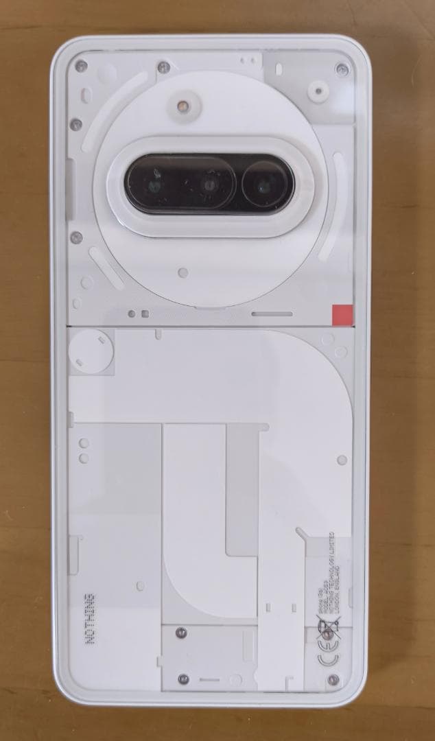 【超美品】（グローバル版）NothingPhone(3a)A059白保護シート付