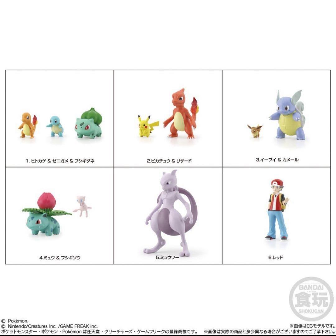 【新品未開封】　ポケモンスケールワールド カントー地方　6種フルコンプセット