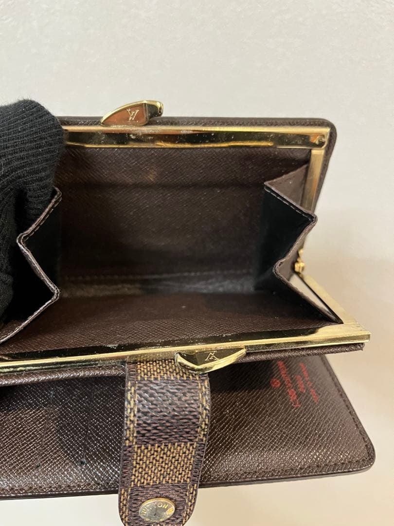 も*ー様 ルイヴィトン ダミエ ポルトフォイユ ヴィエノワ 二つ折り財布