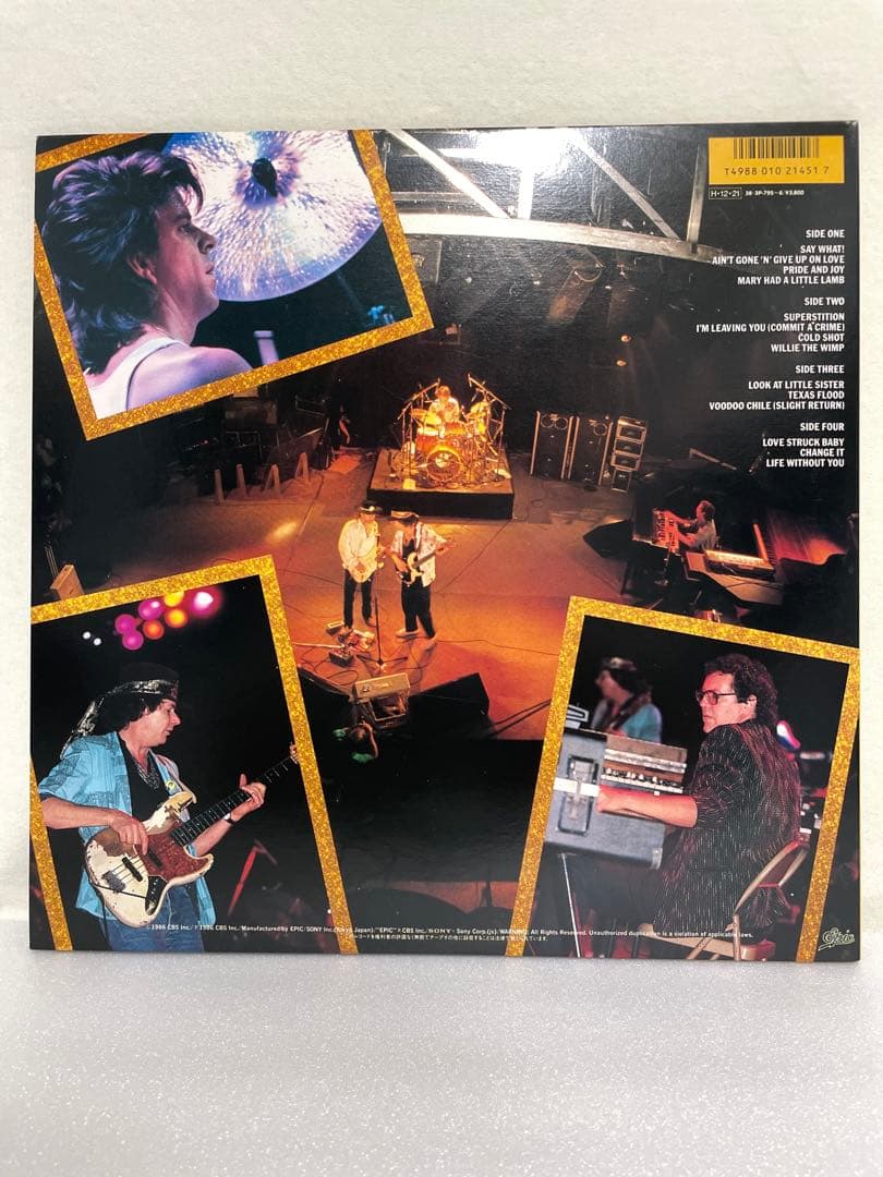【美品】Stevie Ray Vaughan LIVE ALIVE 2枚組LP