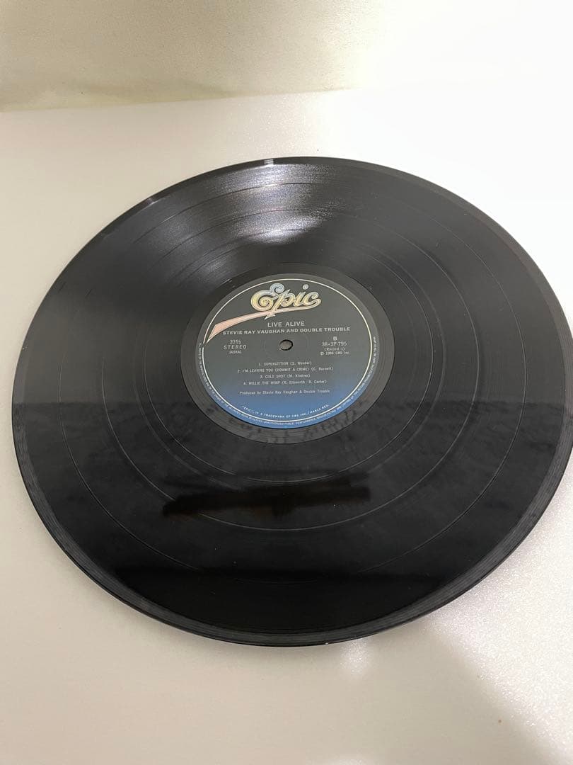【美品】Stevie Ray Vaughan LIVE ALIVE 2枚組LP