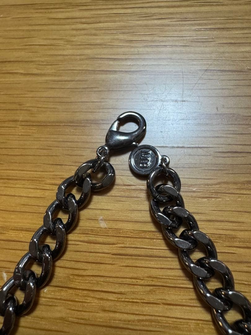 MB アンティーク加工チェーンネックレス　MBハイエンド