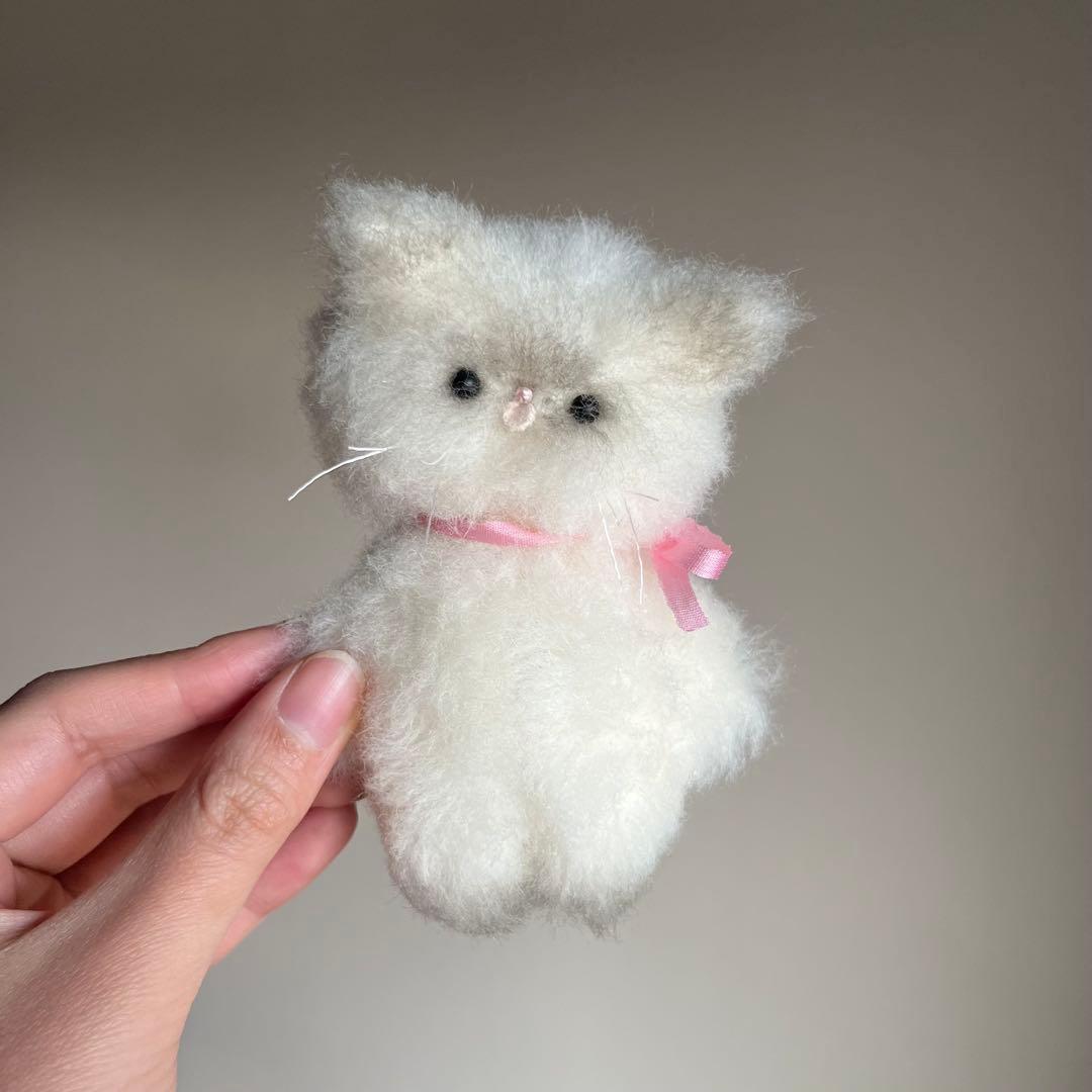 ラグドール　ちいさなネコ　猫　ぬいぐるみ　作家　テディベア　アートドール　39b