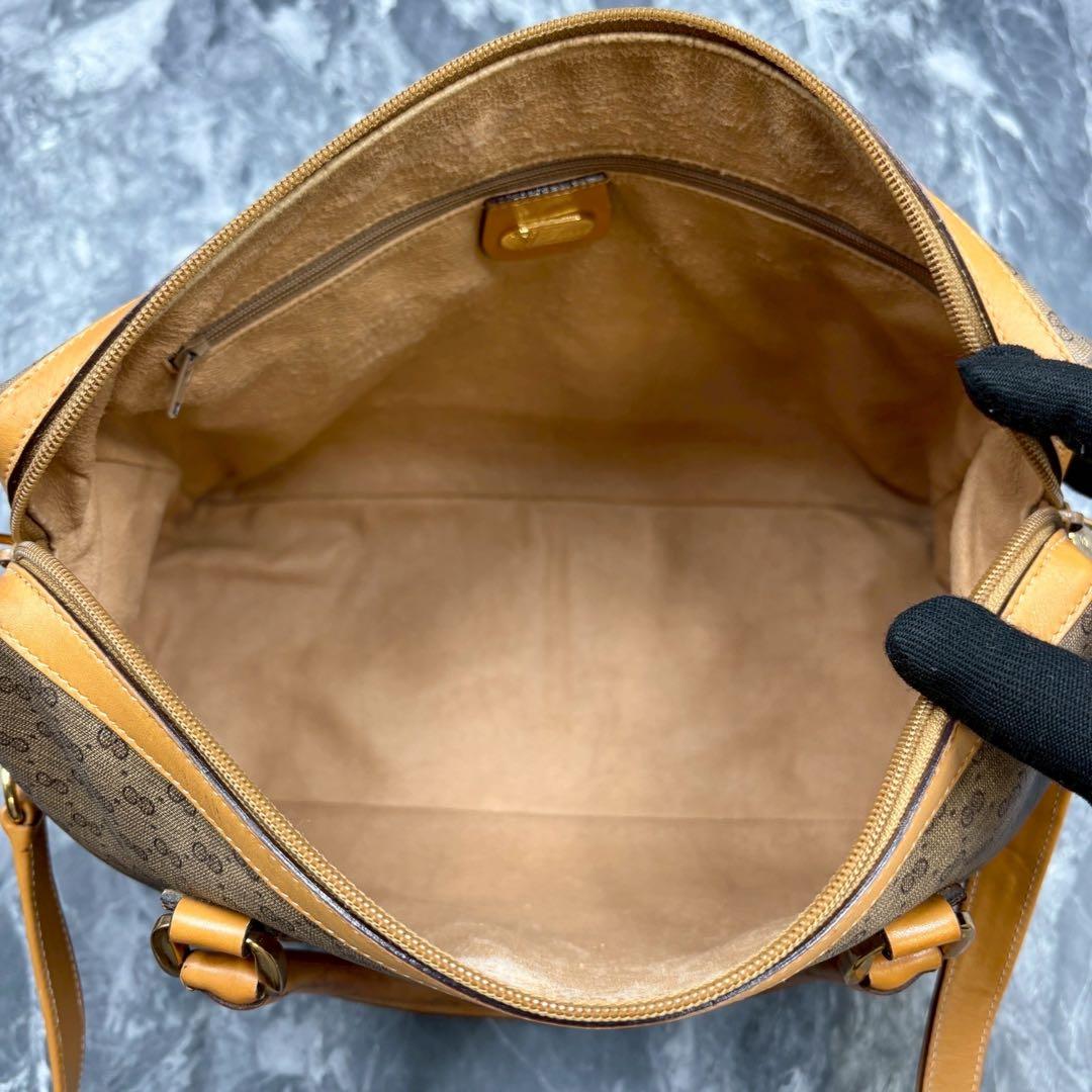 ✨美品✨GUCCI GG 2way ショルダーバッグ ハンド レザー ブラウン