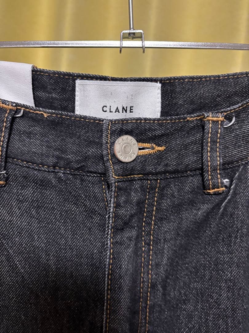 最終値下げ　CLANE Suzu Hiroseタックワイドデニムパンツ サイズ0