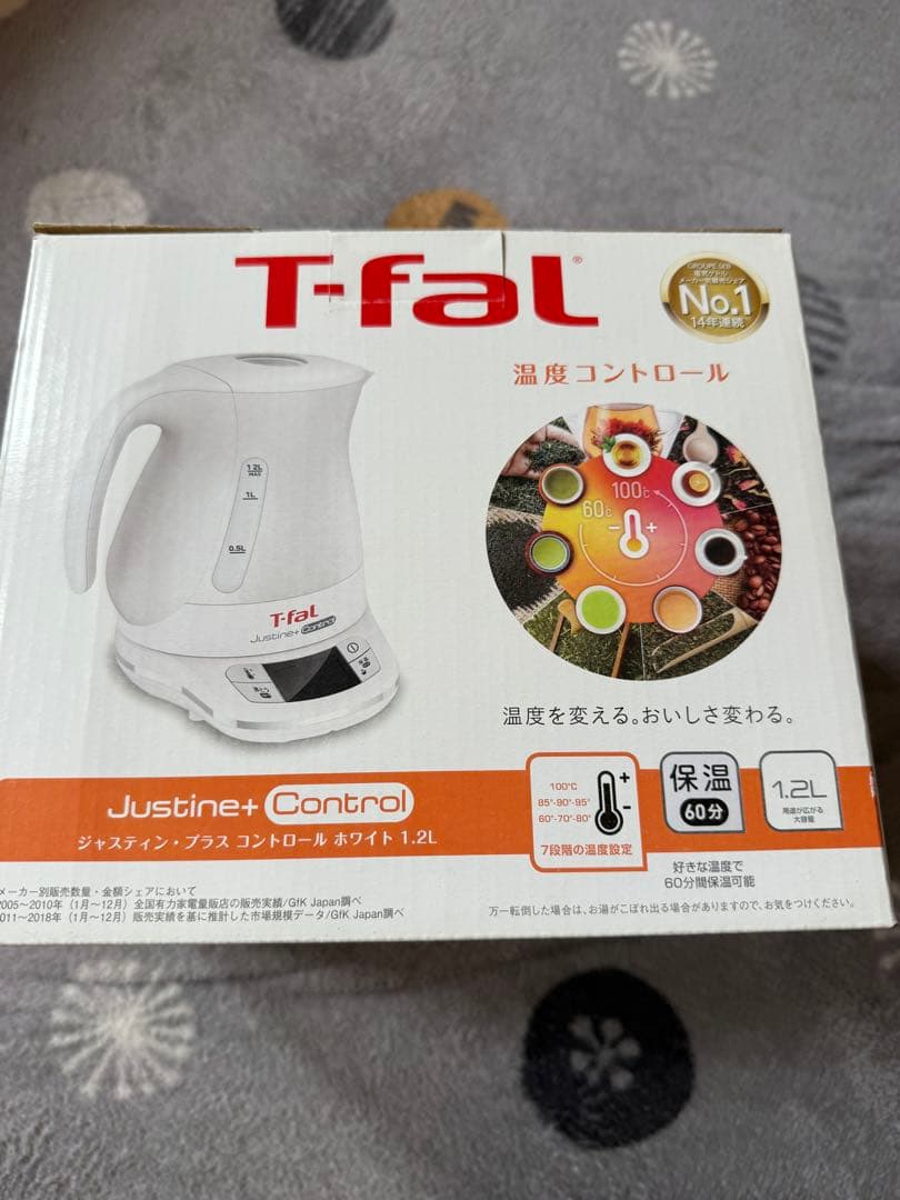 T-fal Justine+ Control 電気ケトル 1.2L