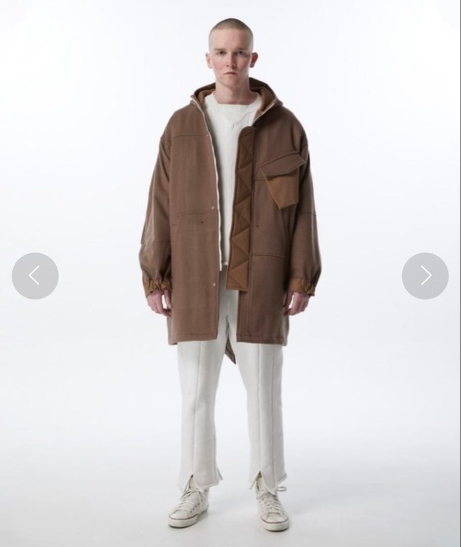 KURO クロ MELTON WOOL M-51 COAT