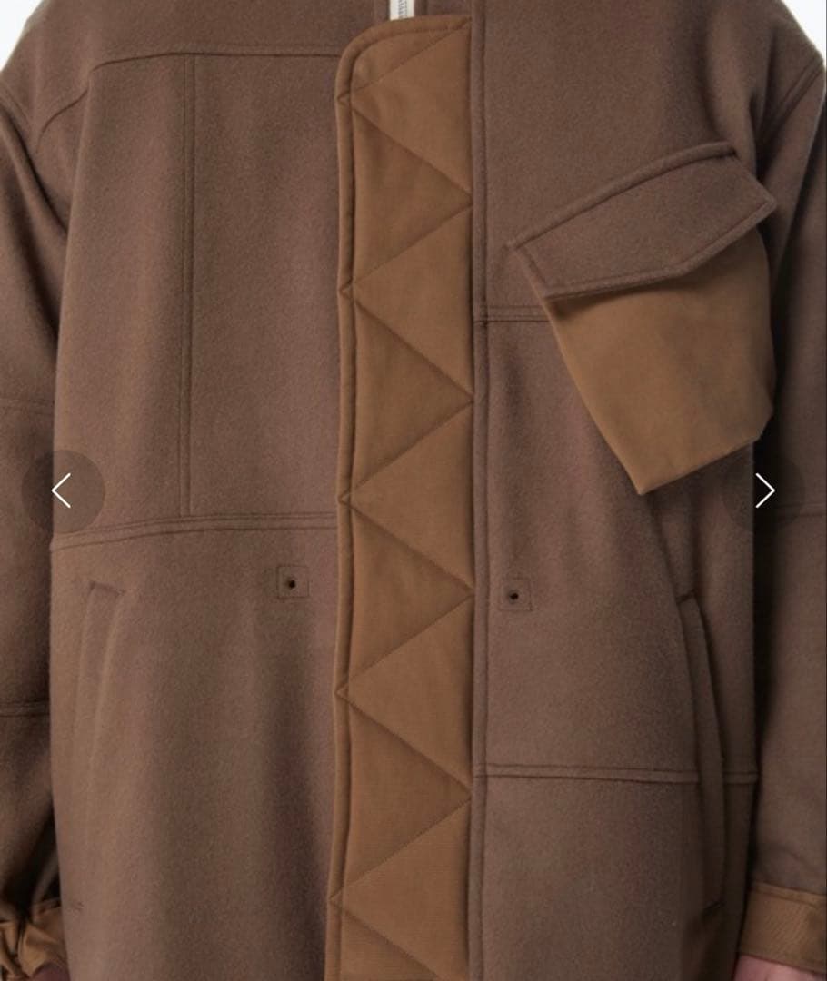 KURO クロ MELTON WOOL M-51 COAT