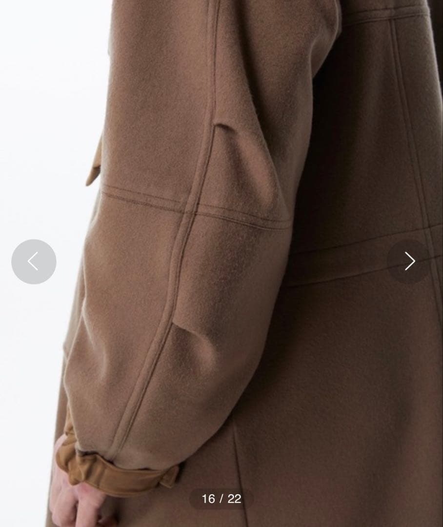 KURO クロ MELTON WOOL M-51 COAT