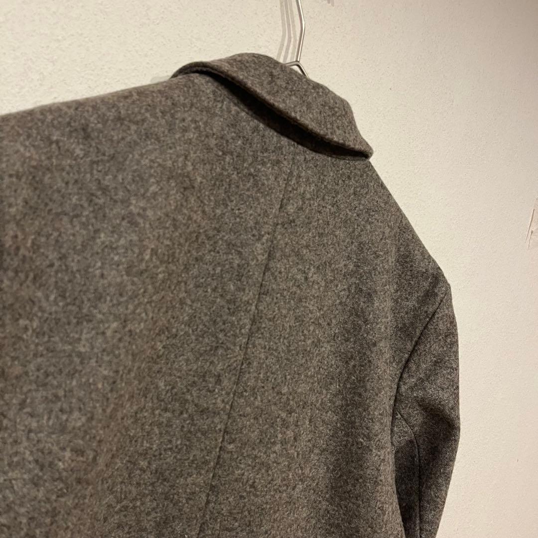 【美品】FRANK LEDER ウール テーラード ジャケット グレー